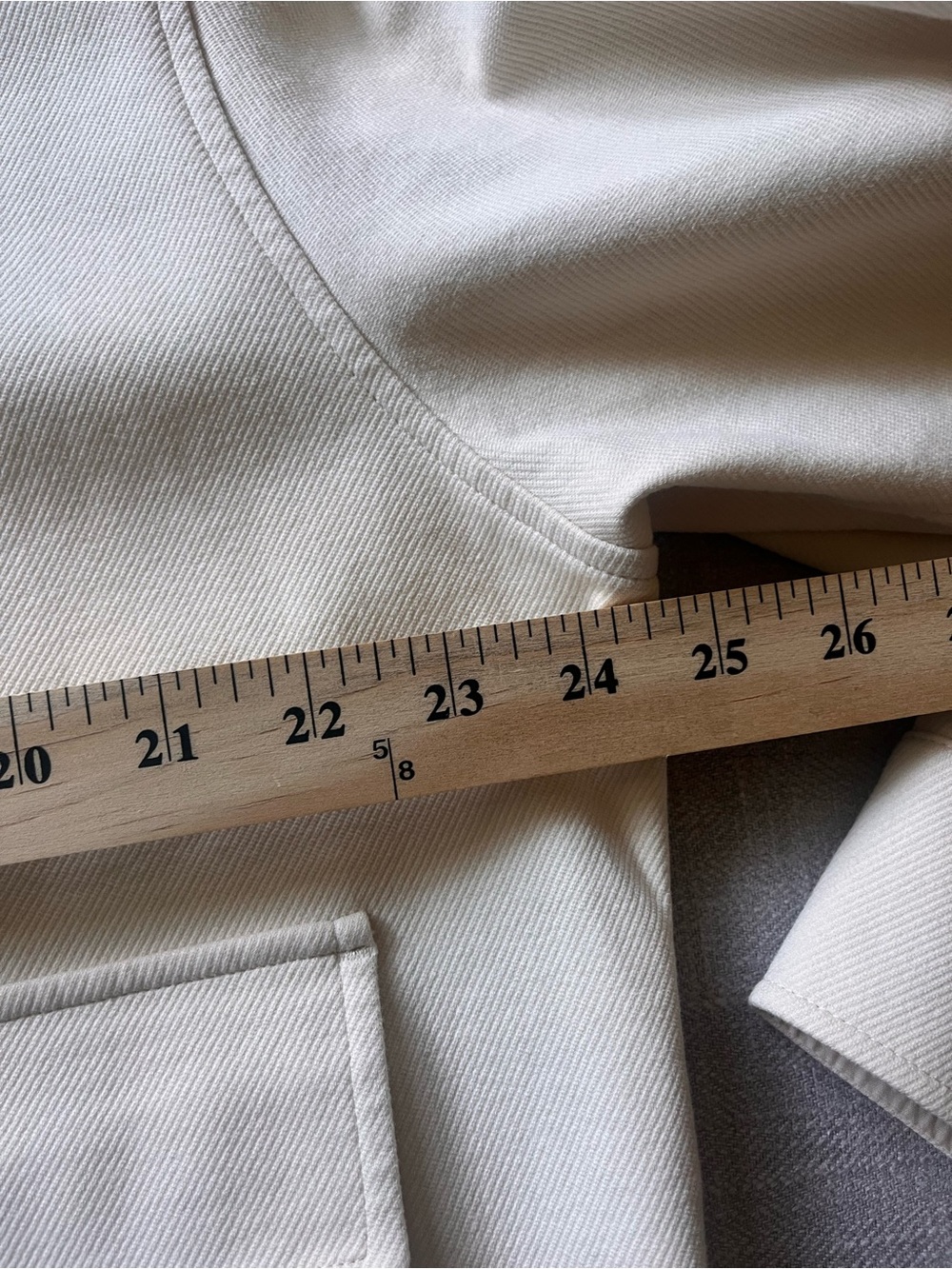 Uniqlo Women's Cream Button-Front Jersey Knit Relaxed Oversized Boxy Jacket - Picture 14 of 16